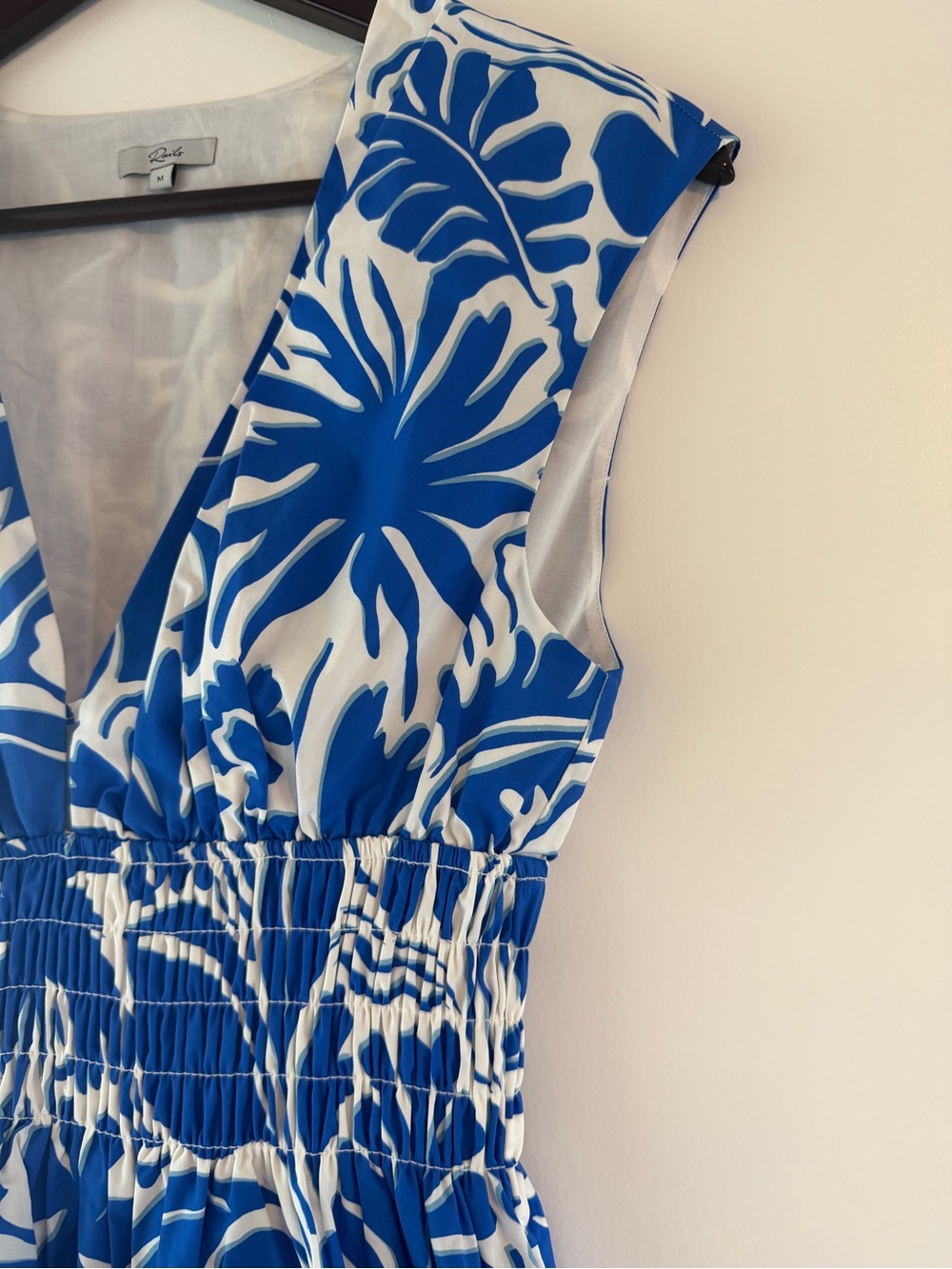 Rails Roxanne Blue and White Floral Midi Dress - Picture 5 of 15